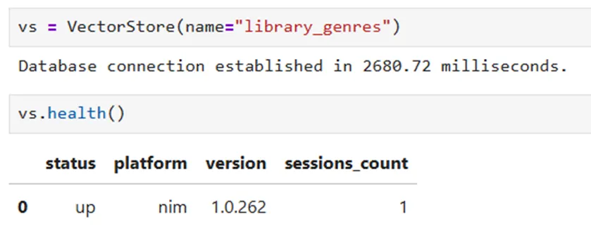 Teradata Enterprise Vector Store instantiated in a system integrated with NVIDIA NIM